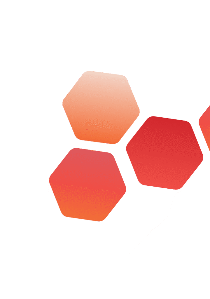 watercolor hex shapes
