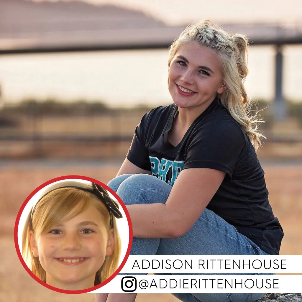 Addison Rittenhouse before and after